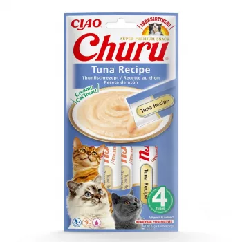 INABA Churu Tuna Recipe - przysmaki dla kota - 4x14 g