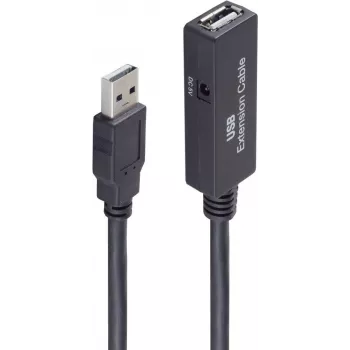 Kabel USB ShiverPeaks BS13-29055 5m USB A Czarny
