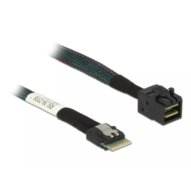 Kabel DeLOCK SAS 85081 0,5m cienki SAS SFF-8654 Mini SAS HD SFF-8643