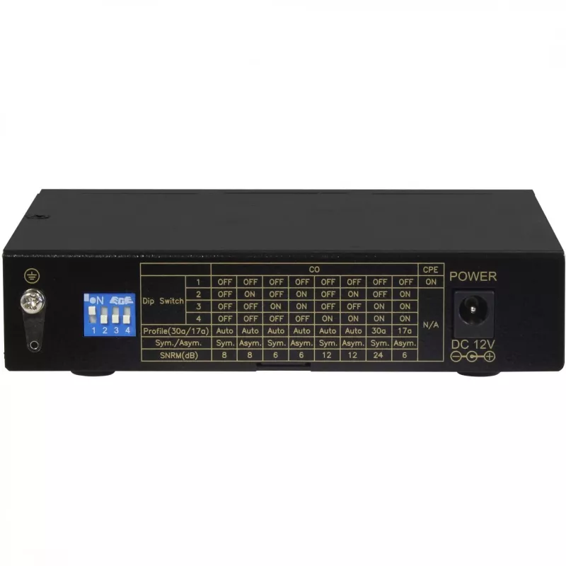 Modem ALLNET ALL-MC116VDSL2 160 Mbit/s 2x RJ45 SFP Czarny