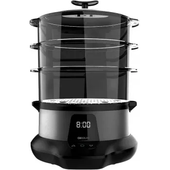 Cecotec Parowar do Żywności | Vapovita 3000 Pro | 1000 W | Liczba koszy 3