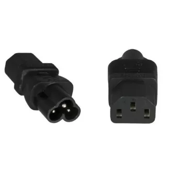 Microconnect PE613AD przejściówka zasilająca C6 C13 Czarny