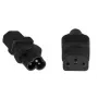 Microconnect PE613AD przejściówka zasilająca C6 C13 Czarny