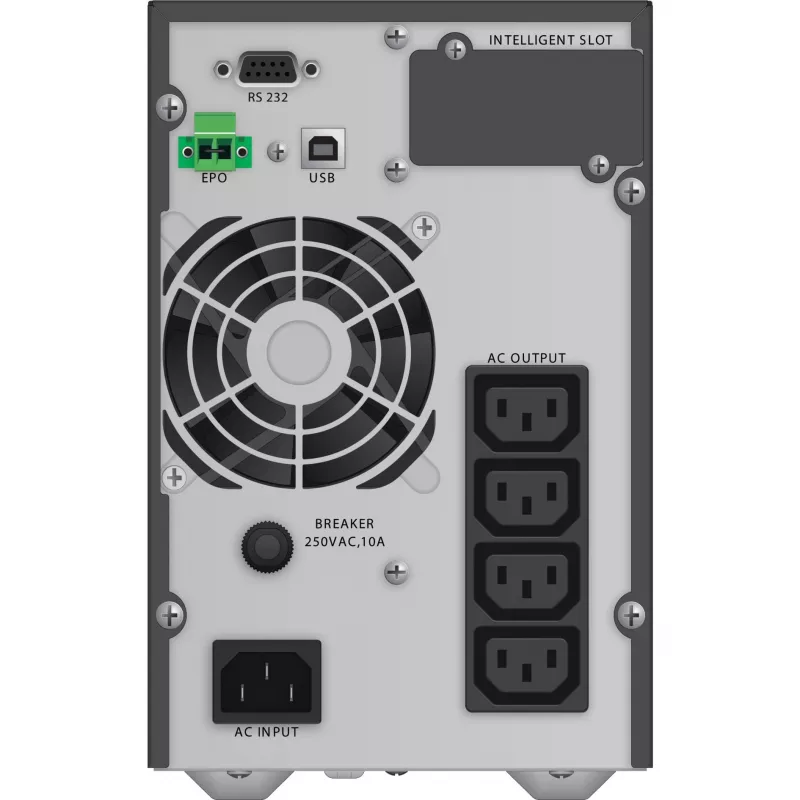 PowerWalker VFI 1000 TG Podwójna konwersja (Online) 1 kVA 900 W 4 gniazda wyjściowe AC