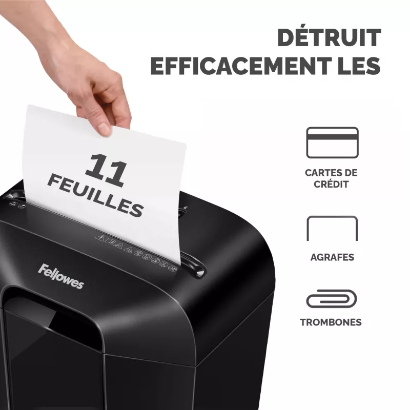 Powershred LX70 | Czarny | 18 L | Niszczenie kart kredytowych | dB | Obsługa papieru standard/wyjście 11 arkuszy na przejście | Niszczarka krzyżowa | Gwarancja 24 miesiące