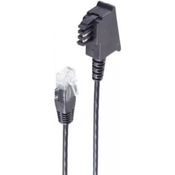 kabel telefoniczny shiverpeaks BS12-09015 0,5 m czarny