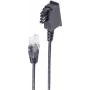kabel telefoniczny shiverpeaks BS12-09015 0,5 m czarny