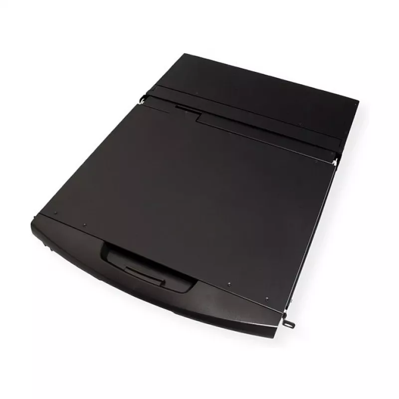 Konsola rackowa VALUE 26.99.0123, 17 cali (43,2 cm) LCD, 1280×1024, 1U, klawiatura francuska, czarna