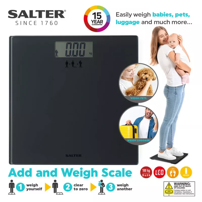 Scale Salter SA00300 GGFEU16 Add and Weigh Czarny