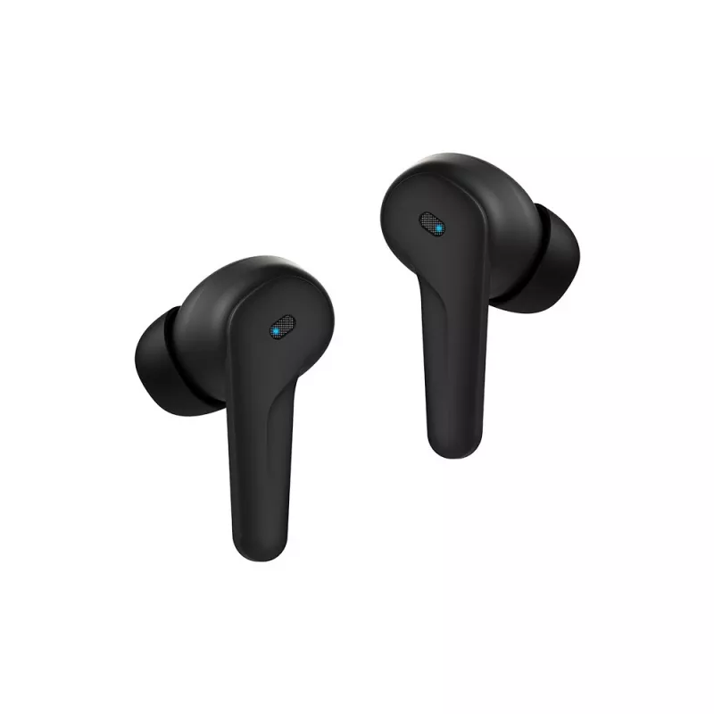 Zestaw słuchawkowy douszny TWS SAVIO TWS-12, Bluetooth 5.3, wbudowany mikrofon, czarny