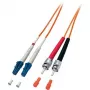 Equip LC/ST 50/125μm 10m InfiniBand/fibre optic kabel Orange