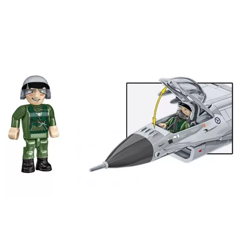 Cobi Zestaw konstrukcyjny F-16AM Fighting Falcon, 495 elementów, model w skali