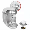 Ekspres do kawy KLEIN Bosch Tassimo 9231 – zabawkowy ekspres do kawy, srebrny, zabawa w role dla dzieci