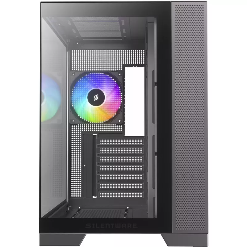 Obudowa PC Silentware View A-RGB Czarny VIEWCzarny — średnia wieża z oświetleniem A-RGB