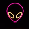 Lampa stołowa MANTA SNL86PK Style Neon Lights UFO Pink – dekoracyjna lampa neonowa różowa