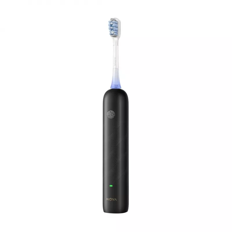 Elektryczna soniczna szczoteczka do zębów MOVA Fresh Pro Adult Czarna z wbudowanym akumulatorem Li‑Ion, 4 tryby szczotkowania