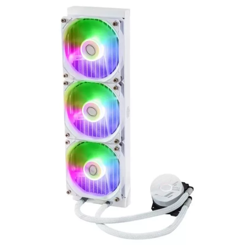 Zestaw chłodzenia cieczą Cooler Master MasterLiquid 360L Core ARGB Biały 12 cm wentylatory