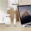 Sieciowy adapter USB MERCUSYS MA30N — dwuzakresowe Wi‑Fi (2,4/5 GHz), 400/867 Mbps, USB 2.0, antena wewnętrzna, biały
