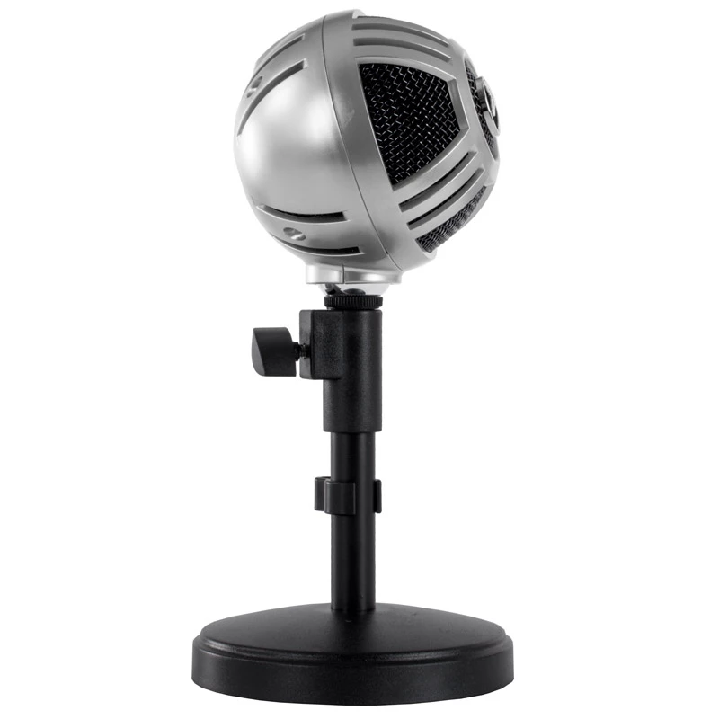 Arozzi Sfera mikrofon biurkowy, USB - chrom