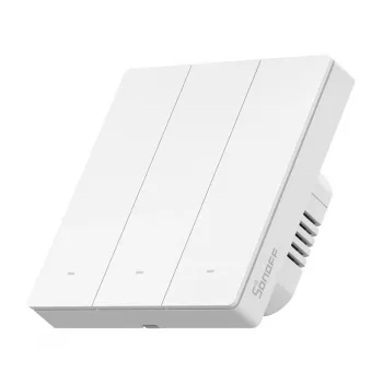 Dotykowy włącznik ścienny Sonoff ZBM5-3C-86W 3-kanałowy Zigbee, 3-obwodowy, podtynkowy