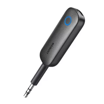 Odbiornik/nadajnik Bluetooth UGREEN CM403 — jack 3,5 mm, Bluetooth 5.0, bateria 145 mAh, czarny