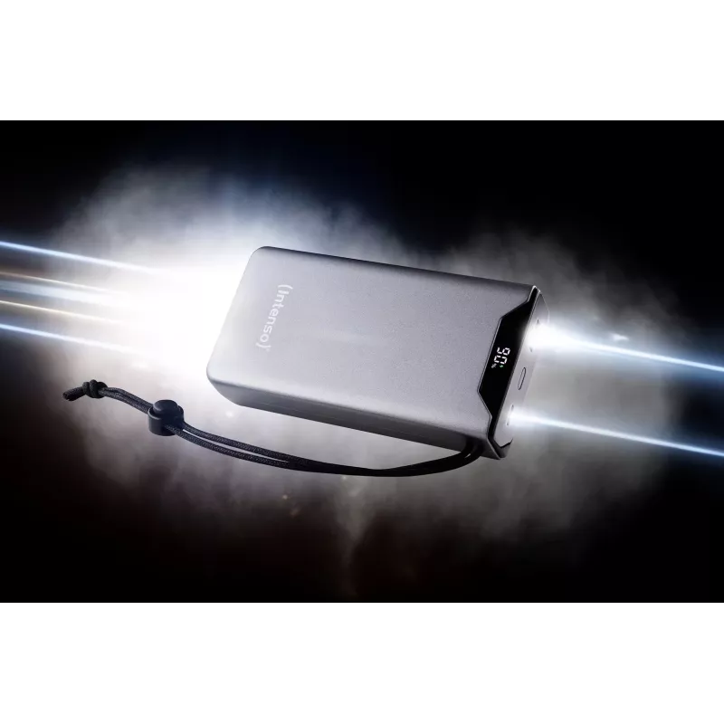 Power bank INTENSO 7332054 — 20000 mAh, PD 3.0 i QC 3.0, 20 W, USB-A + USB-C, szary
