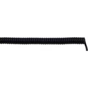 LAPP 73220243 Kabel spiralny UNITRONIC® SPIRAL 1200 mm / 1600 mm 2 x 0,25 mm² Czarny 5 szt. (73220243)