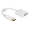 Adapter DisplayPort 1.2 męski na VGA żeński DeLOCK 61007