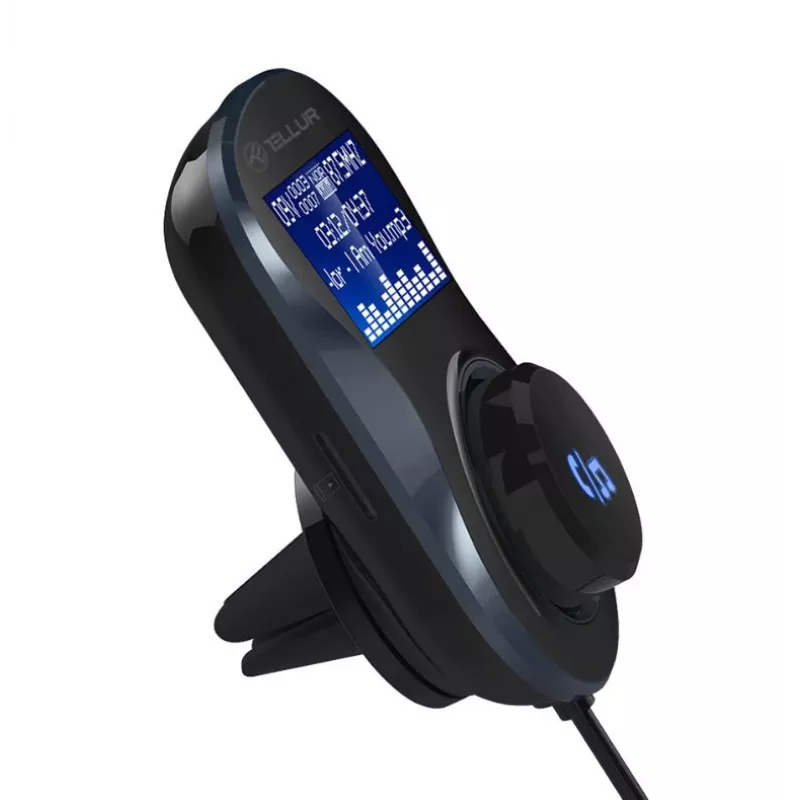 Tellur FMT-B4 Transmiter FM Bluetooth, microSD, czarny