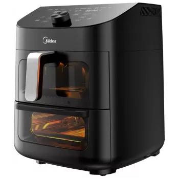 Airfryer Midea MAD1100DADK, 1850 W, podwójna pojemność 4,4/6,4 L