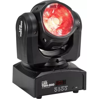 Ruchoma głowica beam EUROLITE TMH-B60 60W LED - profesjonalny reflektor sceniczny, biała dioda LED 60W
