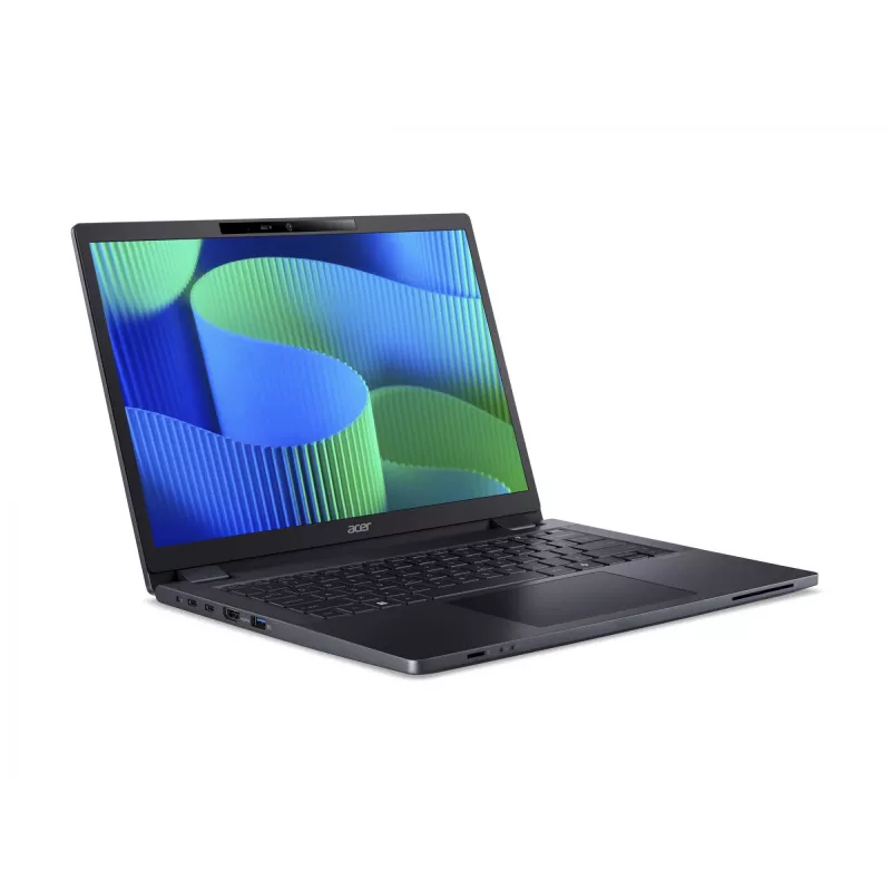 Acer | TravelMate TMP414-53-G2-TCO-585Q | Niebieski łupkowy | 14 cali | WUXGA | 1920 x 1200 pikseli | Intel Core 5 | 120U | 16 GB | DDR5 | Pojemność dysku SSD 256 GB | Intel Iris Xe