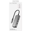 Stacja dokująca Satechi 4-w-1 ST-H3C25EM USB-C 3.2 Gen2 Szary (ST-H3C25EM)
