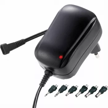 S-Impuls Uniwersalny zasilacz 6 adapterów 3-12V 12W