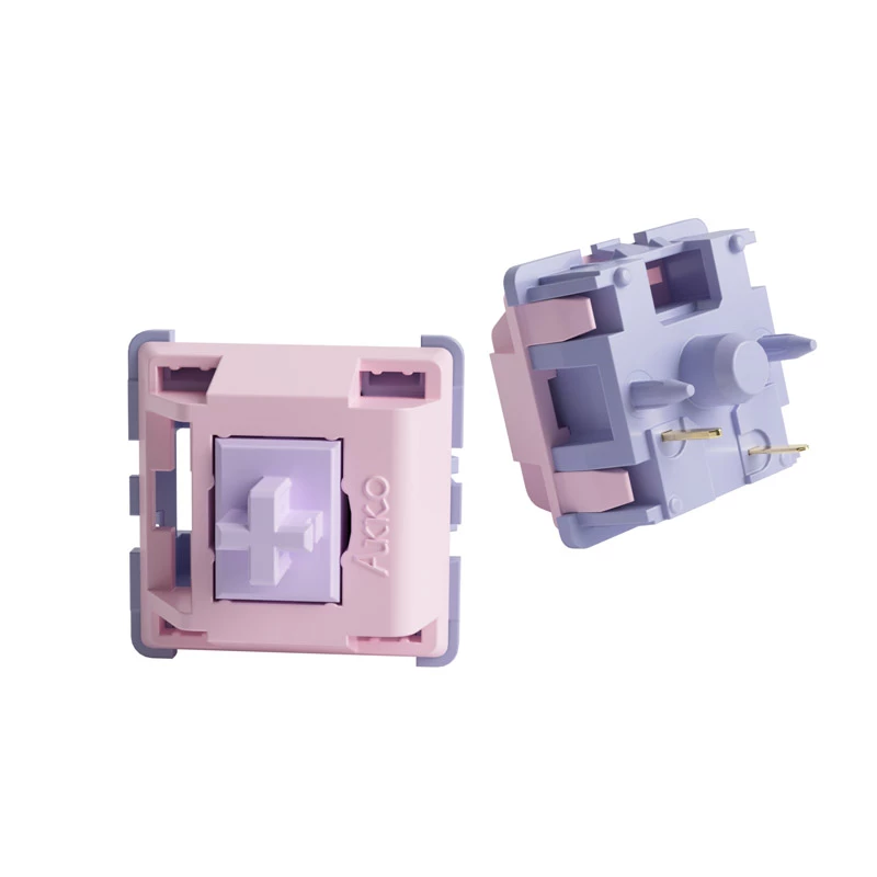 AKKO Fairy Silent Switch, mechaniczny liniowy 5-pin, trzpień MX, 50 g, 45 szt.