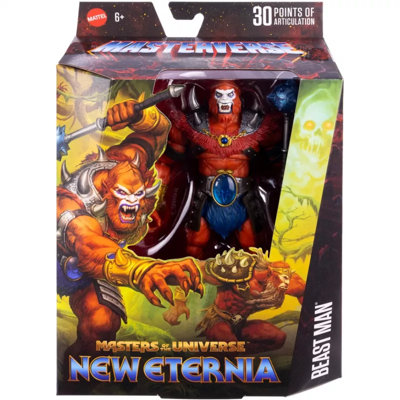 Figurka akcji MATTEL Masterverse Core Beast Man JBP80 – kolekcjonerska figurka do pozowania