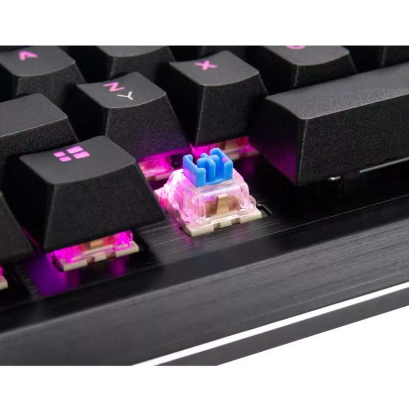 Inter-Tech NK-2000ME Klawiatura USB QWERTZ Czarna (88884100)