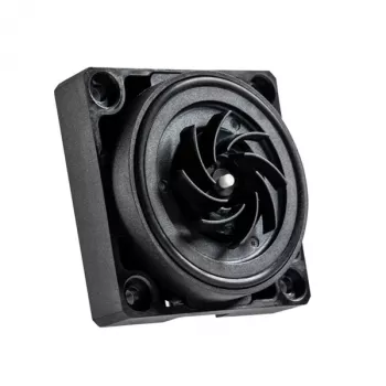 Pompka BitsPower K1M — kompaktowa czarna pompka do chłodzenia wodnego, 8–16 V, 0,7 A, 8,4 W, 62×62×28,1 mm