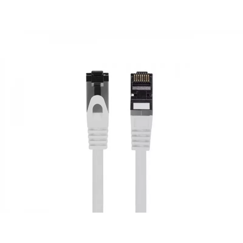 Patchcord sieciowy LANBERG Cat8 S/FTP (S-STP) RJ-45–RJ-45 szary 0,5 m