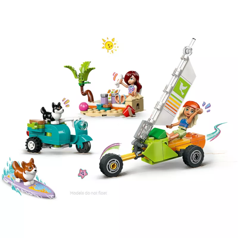 LEGO FRIENDS 42641 Przygoda z psami surfingowymi i hulajnogą