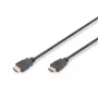 Kabel połączeniowy Assmann HDMI High Speed, typ A M/M, 5,0 m, z Ethernetem, poprzednio HDMI 1.4, UL, czarny, złote styki (AK-330114-050-S)