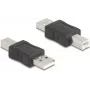 DeLOCK 67198 Przejściówka złącza złącza USB Typ-A USB Typ-B Czarny