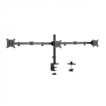 Uchwyt do monitora SBOX LCD-352/3-2 do ekranów 13–27 cali, 3 ramiona, maks. 9 kg na ramię, VESA 100x100