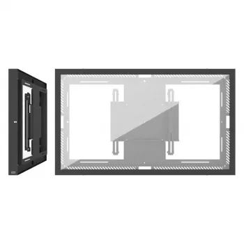 Obudowa ścienna SMS 43L/P G2 BL do ekranów 109,2 cm (43 cale), VESA 200x400–400x400, czarna