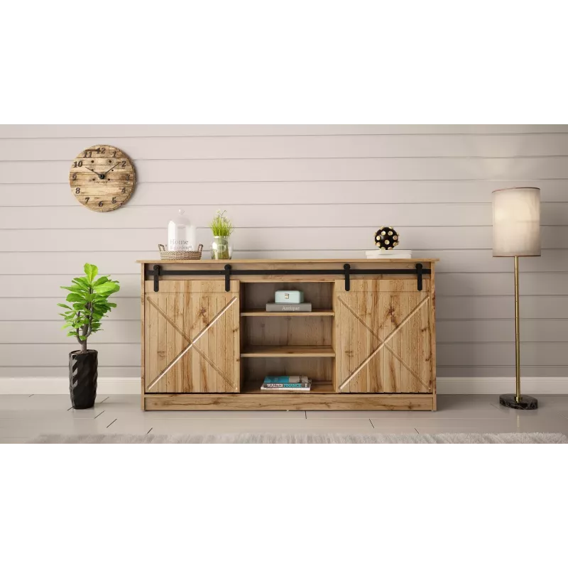 komoda 160x80x35 GRANERO dąb wotan