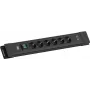 Listwa zasilająca Bachmann CONNECTUS BM005922 — 6×gniazd CEE7, 1×USB-A 22W, kabel 2,0 m