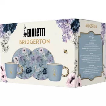Bialetti Bridgerton for Espresso 2 szt. x 80 ml Niebieski