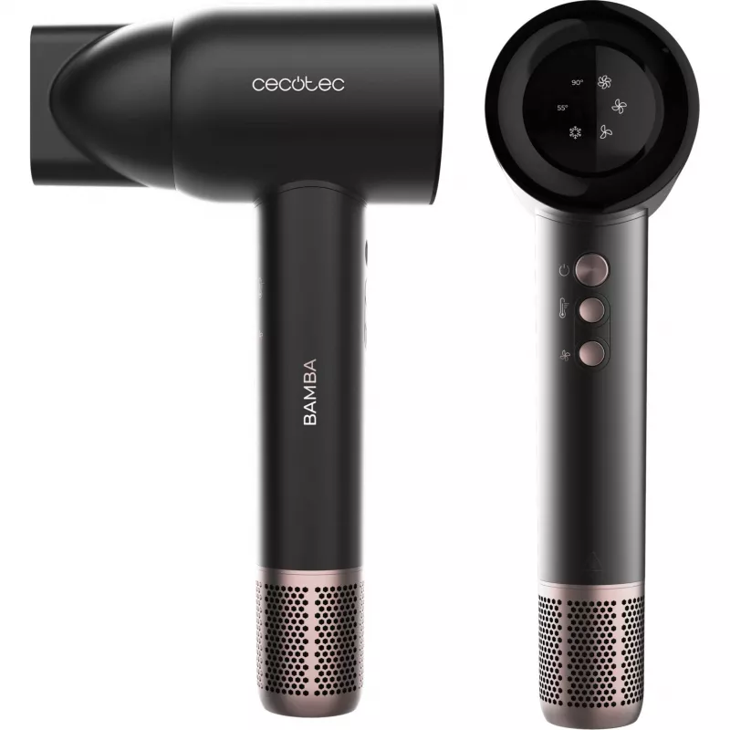 Cecotec Bamba IoniCare RockStar Nano IonTech suszarka do włosów 1600 W, czarna