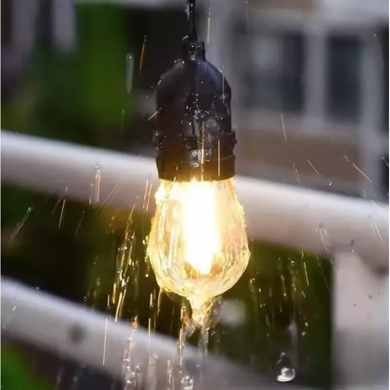 Zewnętrzne lampki sznurkowe Lite bulb moments Extralink 10 m, 10 żarówek, girlanda ogrodowa