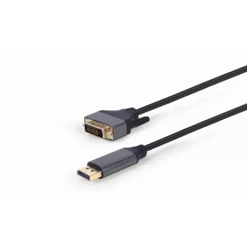 adapter kablowya wideo Gembird CC-DPM-DVIM-4K-6 — DisplayPort do DVI, 1,8 m, 4K, czarny